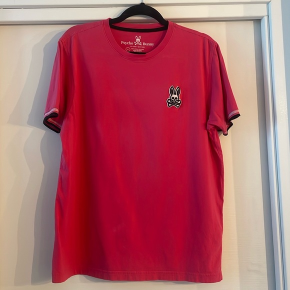 Psycho Bunny Hot Pink T-Shirt - Picture 1 of 7